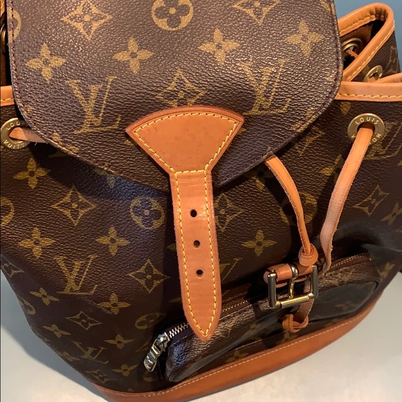 Authentic Montsouris Mm Backpack Louis Vuitton - Picture 8 of 8